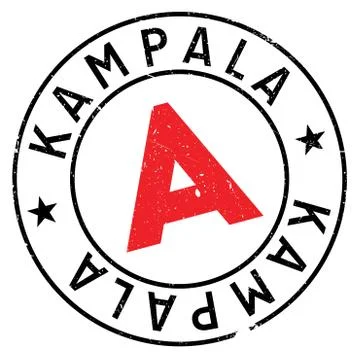 Kampala stamp rubber grunge Stock Illustration