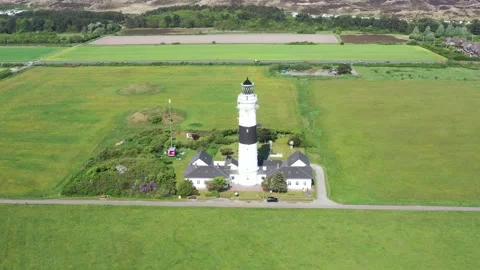 Kampen Leuchtturm 库存影片 194939182