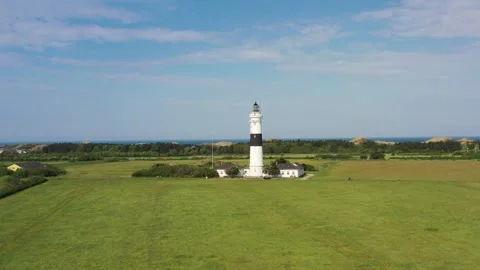 Kampen Leuchtturm 库存影片 194941471
