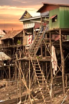 Kampong phluk Stock Photos