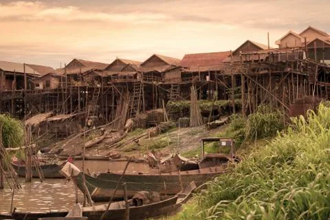 Kampong phluk Stock Photos