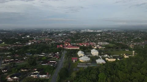 Kamunting Perak township facilities development urbanization traffic clouds Stock Footage 231499041