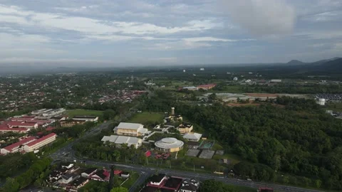 Kamunting Perak township facilities development urbanization traffic clouds Stock Footage 231499997