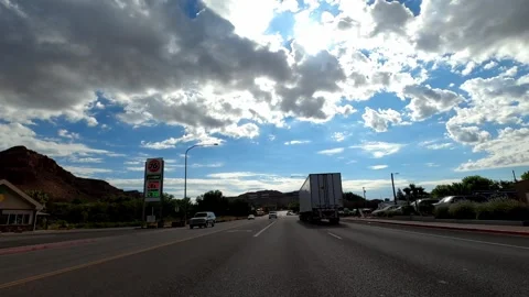 Kanab, Utah August 17 2023 Utah Driving 11252 Kanab Toadstool Hoodoos Stock Footage 339039225