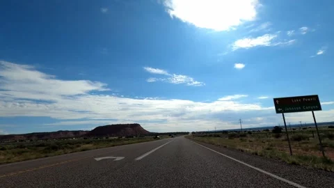 Kanab, Utah August 17 2023 Utah Driving 12469 Timelapse Kanab Toadstool Hoodoos Stock Footage 339039765