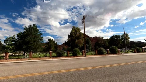 Kanab, Utah August 17 2023 Utah Driving 11184 Kanab Toadstool Hoodoos Stock Footage 339039861