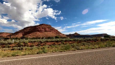 Kanab, Utah August 17 2023 Utah Driving 11192 Kanab Toadstool Hoodoos Stock Footage 339040800