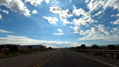 Kanab, Utah August 17 2023 Utah Driving 11257 Kanab Toadstool Hoodoos Stock Footage 339040857