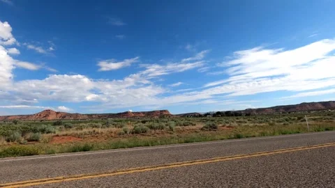 Kanab, Utah August 17 2023 Utah Driving 11200 Kanab Toadstool Hoodoos Stock Footage 339042687