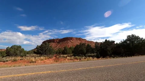 Kanab, Utah August 17 2023 Utah Driving 11202 Kanab Toadstool Hoodoos Stock Footage 339042764