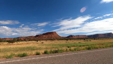 Kanab, Utah August 17 2023 Utah Driving 11204 Kanab Toadstool Hoodoos Stock Footage 339042847