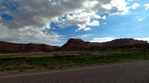 Kanab, Utah August 17 2023 Utah Driving 12453 Timelapse Kanab Toadstool Hoodoos Stock Footage 339043098