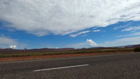 Kanab, Utah August 17 2023 Utah Driving 12452 Timelapse Kanab Toadstool Hoodoos Stock Footage 339043371