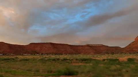 Kanab, Utah August 17 2023 Utah Driving Timelapse Paria Movie Set Kanab Видео 340199359