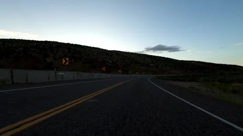 Kanab, Utah August 18 2023 Utah Driving Timelapse Pariah Movie Set Stock Footage 340184100