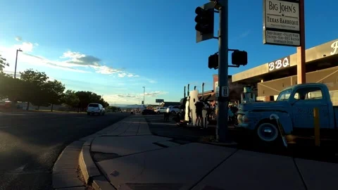 Kanab, Utah August 18 2023 Utah Driving Pariah Movie Set Stock Footage 340190284