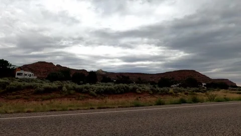 Kanab, Utah August 20 2023 Utah Driving Kanab Big Water 库存影片 340178703