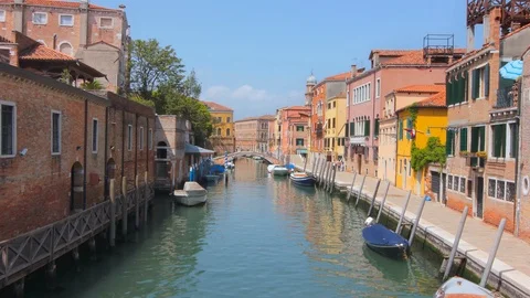 Kanal in Venice Stock Footage 87292695