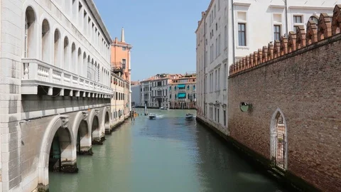 Kanal in Venice Time lapse Stock Footage 87290785