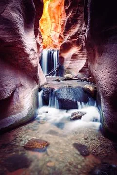 Kanarra Falls Stock Photos