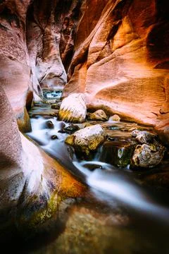 Kanarra Falls Stock-Fotos