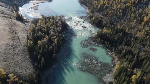 Kanas River Stock Footage 242467684