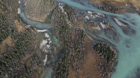 Kanas Turquoise Color Stock Footage 142250757
