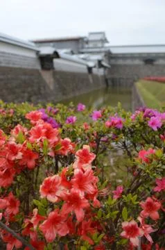 Kanazawa castle Stock Photos