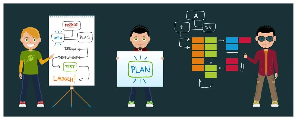 Kanban Stock Illustration