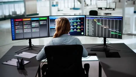 Kanban Project Management Software Stock Footage 293129009