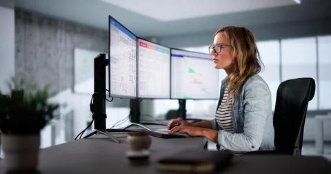 Kanban Project Management Software Stock Photos