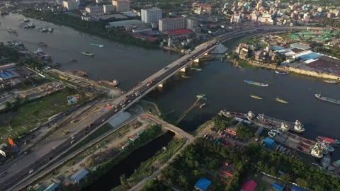 Kanchpur Bridge Stock Footage 251580279