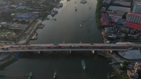 Kanchpur Bridge Stock Footage 251580715