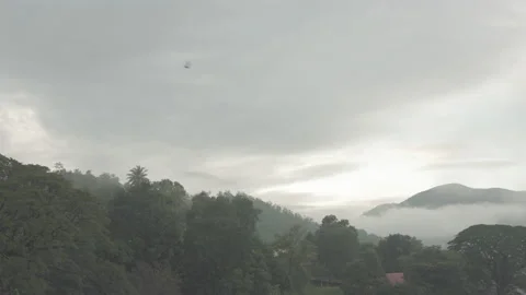 Kandy Early Morning View Stock Footage 237239143