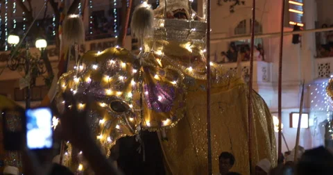 Kandy Esala Perahera - Buddhas Tooth Stock Footage 57694416
