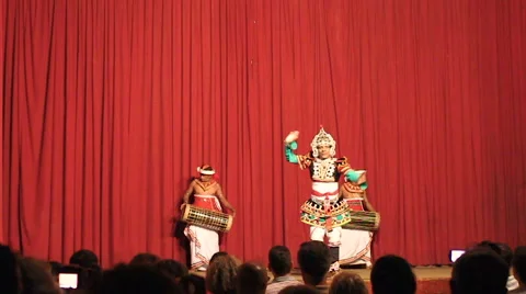 Kandy, Sri Lanka, october 22, 2011: Kandyan Dance Performance Stock Footage 65498545