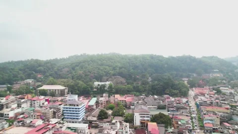 Kandy Town View 4K DJI Drone Video Footage Sri Lanka Stock Footage 172551595
