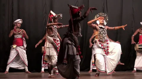 Kandyan Traditional Dance Performance. Kandy, Sri Lanka. Stock Footage 32791280