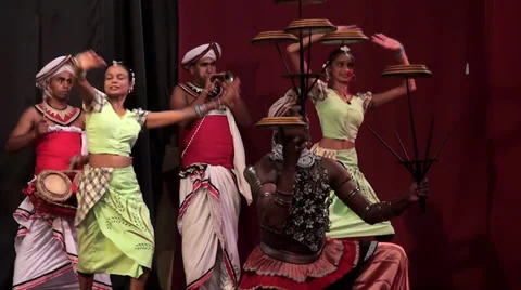 Kandyan Traditional Dance Performance. Kandy, Sri Lanka. Stock Footage 32791495