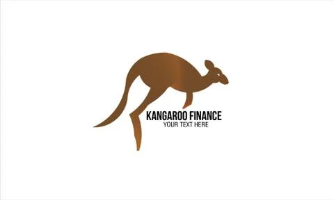 Kangaroo Finance Illustrazione stock