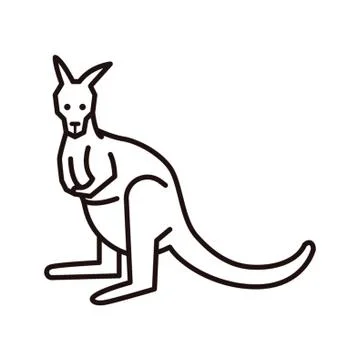 Kangaroo Icon Stock-Illustration