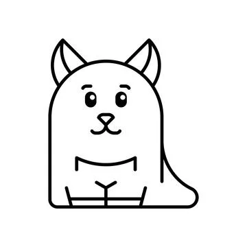 Kangaroo icon Stock Illustration
