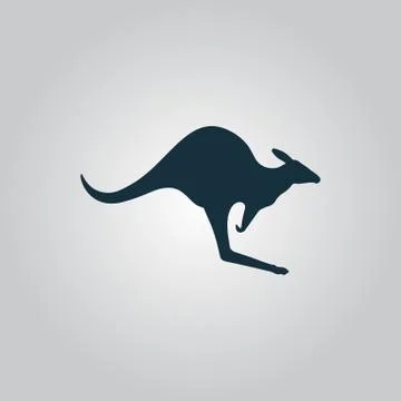Kangaroo icon vector Stock Illustration