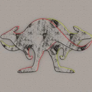 Kangaroo Stock Illustration