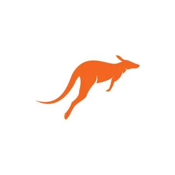 Kangaroo illustration design 스톡 일러스트