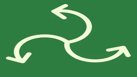 Kangaroo logo arrow Video stock 336050161