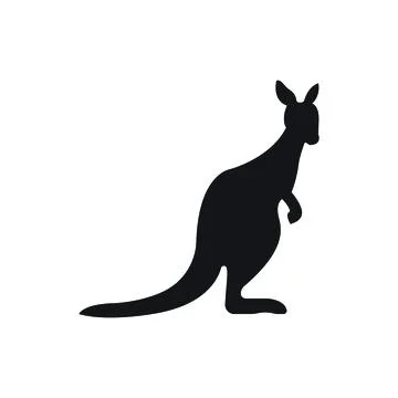 Kangaroo Logo Template vector illustration design Stock Illustration