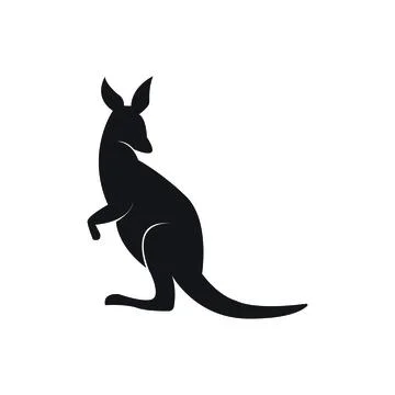 Kangaroo Logo Template vector illustration design Stock Illustration