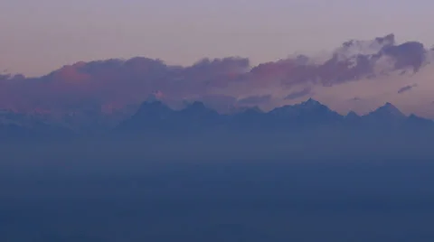 Kangchendzhonga sunrise Stock Footage 37659205