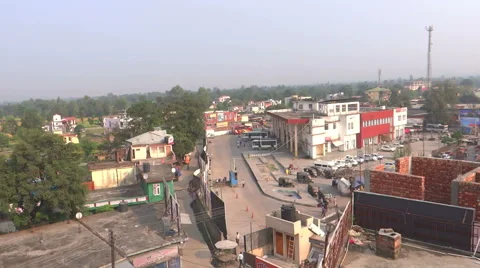 Kangra bus terminal Stock Footage 42775617